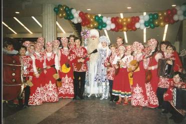 Из личного архива  М.П. Капцовой Оркестр на "Ёлке" в Кремле