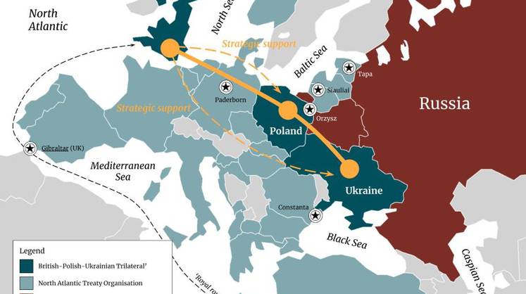 Великобритания предложила Польше и Украине тройственный союз