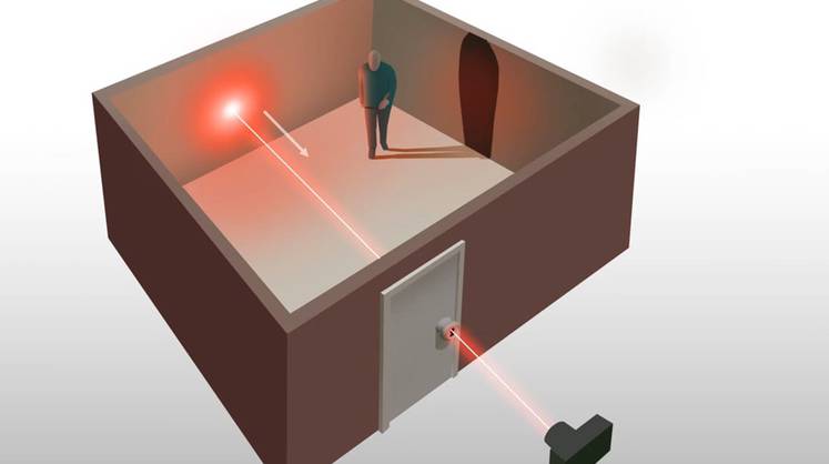 В Стэнфорде разработали лазер, способный узнать содержимое комнаты через дверной замок