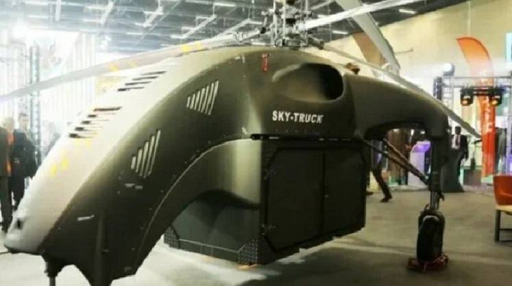 Беспилотный вертолёт Sky-Truck испытают в условиях пустыни