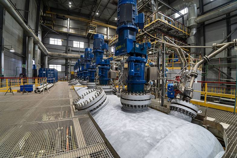 Предоставлено пресс-службой АГМК Действующая автоклавная линия на Амурском гидрометаллургическом комбинате