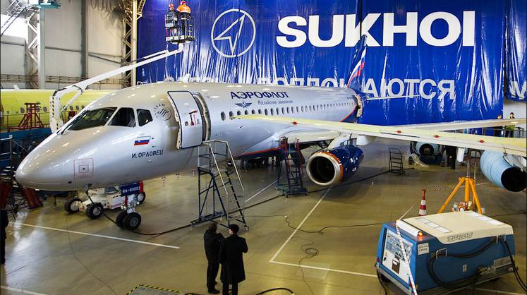 На Sukhoi Superjet New импортные компоненты заменят российскими