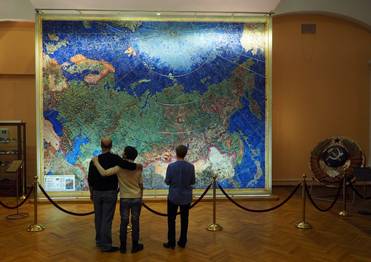 Руслан Шамуков/ТАСС Мозаичная карта СССР из полудрагоценных камней