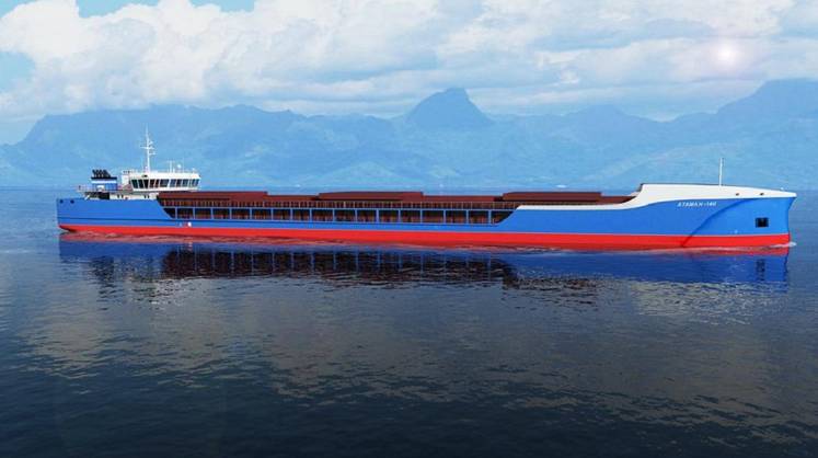 В России спустили на воду новый сухогруз класса «Волго-Дон макс»