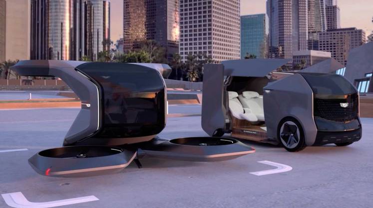 General Motors представила концепт летающего автомобиля Cadillac