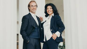 предоставлено пресс-службой Дирижер Фабио Мастранджело и директор Гаянэ Шиладжян