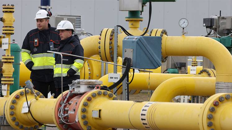 Запасы газа в европейских газохранилищах опустились до трехлетнего минимума