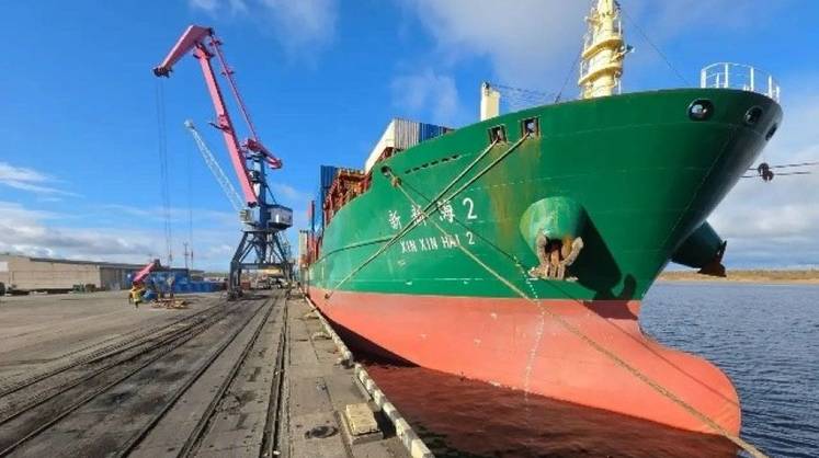 Архангельск принял первый груз из Китая по Севморпути