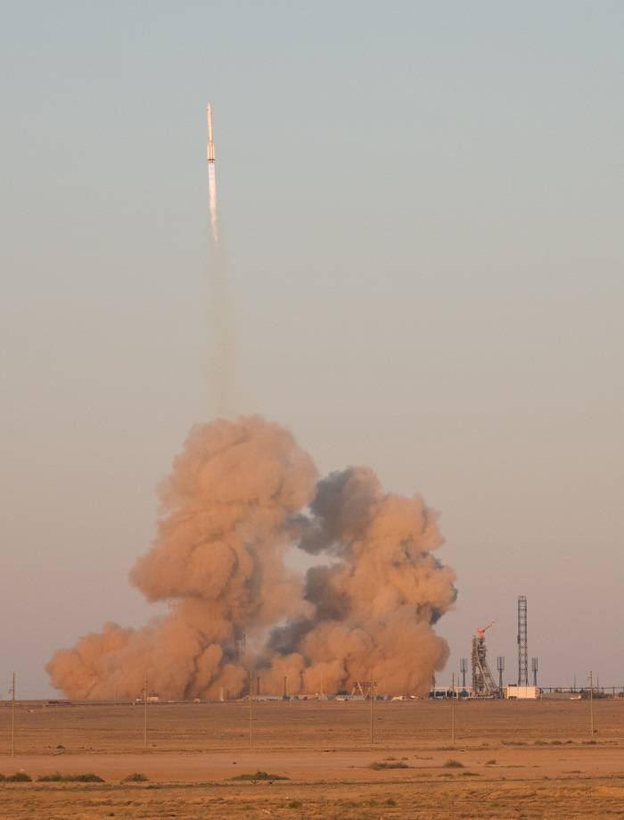 ЕКА Старт «Протона-М» с МЛМ «Наука»  с Байконура