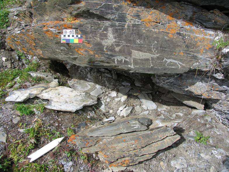 Игорь Георгиевский Петроглифы на реке Пегтымель Чукотка