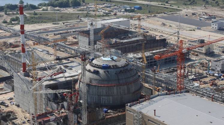 На Курской АЭС-2 завершилось строительство двойной защитной оболочки энергоблока №1