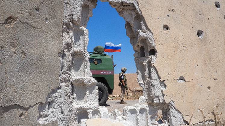 Российские военные приостановили сопровождение транспорта в Сирии