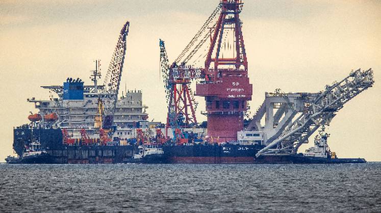 Строительство «Северного потока – 2» в водах Дании продлится три месяца