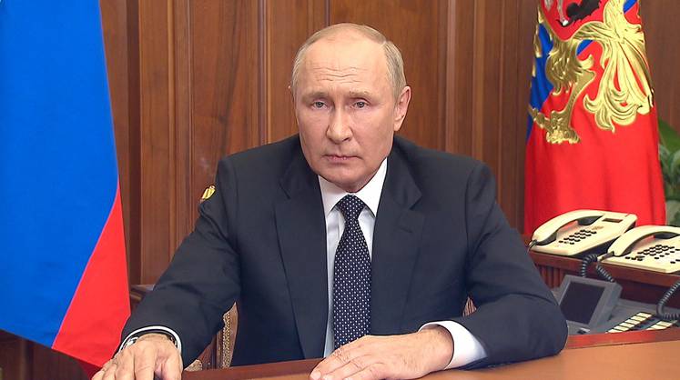 Президент России подписал указ о признании Херсонской и Запорожской областей независимыми территориями