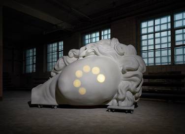 Фото предоставлено организаторами выставки Аристарх Чернышев. Античная голова. 2020 3d печать, постобработка