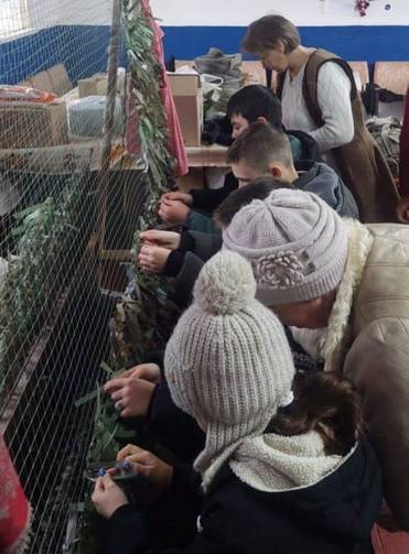 предоставлено Ириной Симонченко Волонтеры за работой