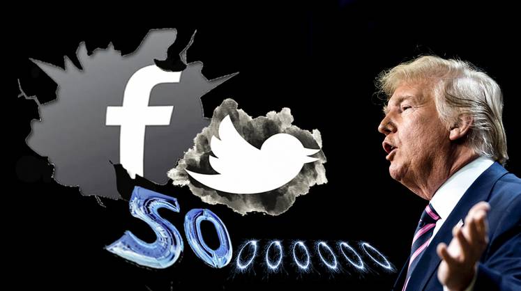 Бан Трампа дорого обошелся Twitter и Facebook